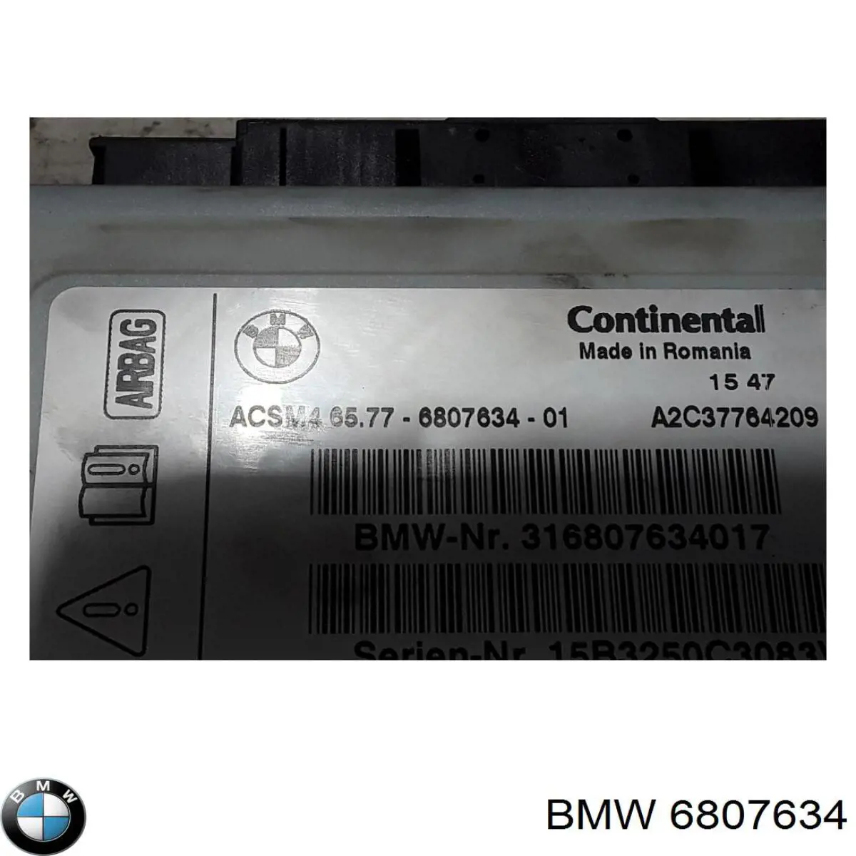 Модуль-процесор керування подушки безпеки BMW 6807634 ціна, від 10.13 USD