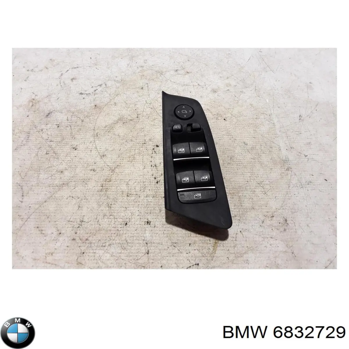 6832729 BMW Кнопки переднього лівого склопід'ємника