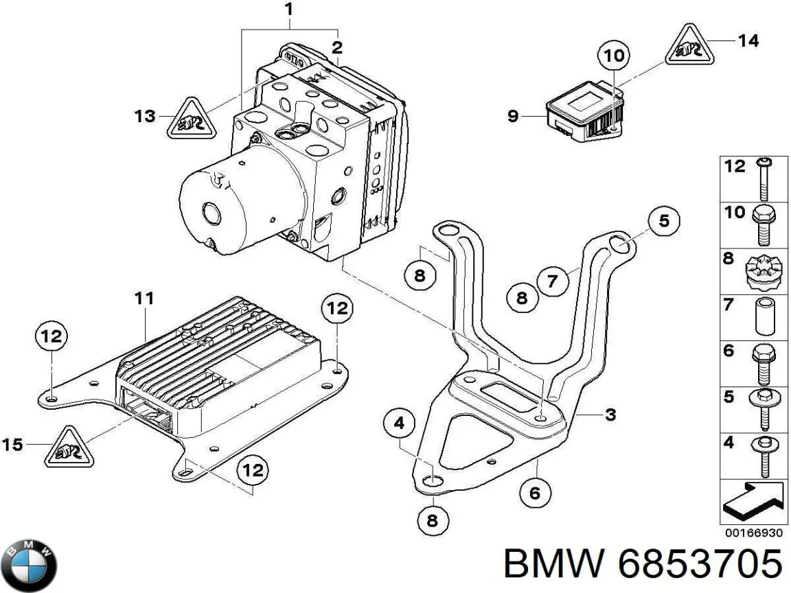 Блок керування (ECU) ICM 34506789514 BMW