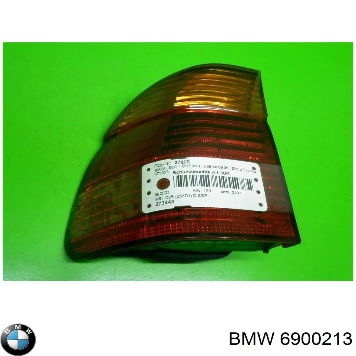 Ліхтар задній лівий BMW 6900213 ціна, від 25.34 USD