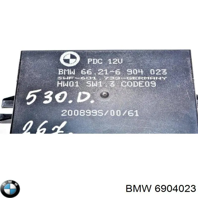 6904023 BMW Модуль (блок ЕБУ) управління парктроніком