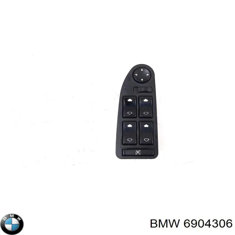 6904306 BMW кнопковий блок керування склопідіймачами передній лівий