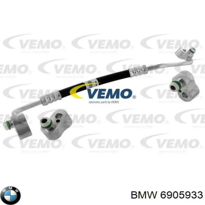 Купити 64538363237 BMW Шланг кондиціонера, від радіатора до осушувачу