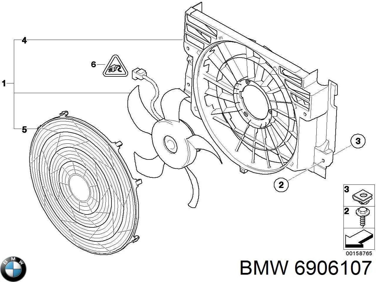 Решітка радіатора кондиціонера BMW 6906107 ціна, від 16.93 USD