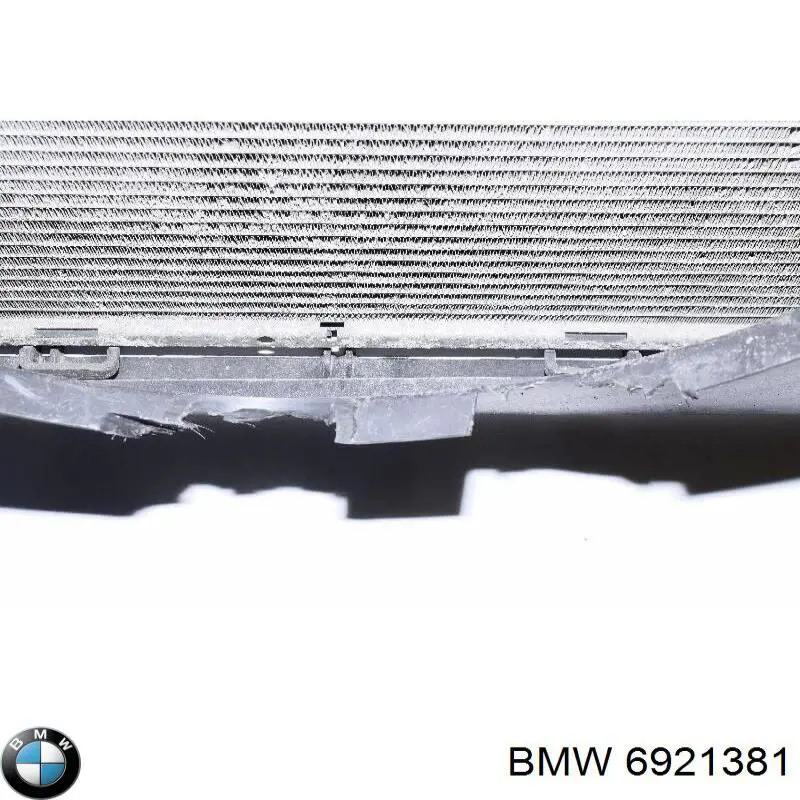 Купити 6921381 BMW Дифузор радіатора кондиціонера, в зборі з крильчаткою і двигуном