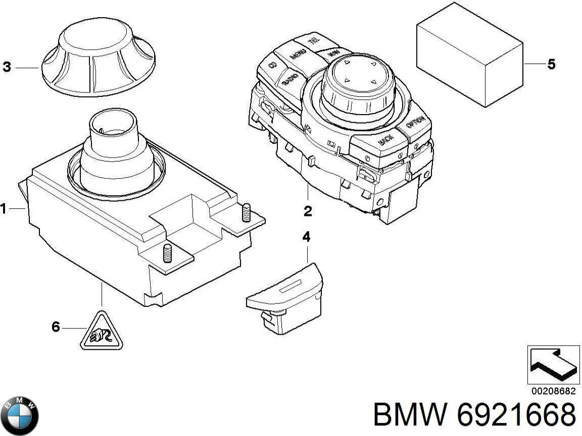 Купити 6921668 BMW 