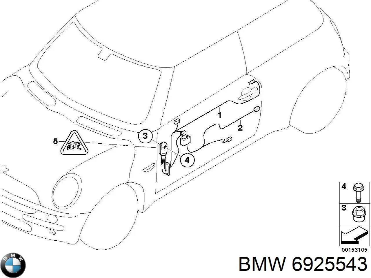  BMW 61136925543 ціна, від 5.04 USD