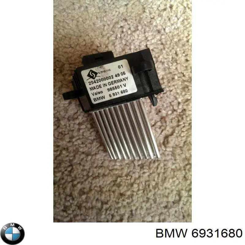 6931680 BMW резистор (опір пічки, обігрівача салону)