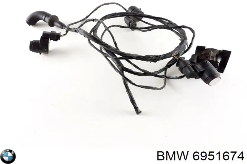 Купити 6951674 BMW Датчик сигналізації паркування (парктронік), передній