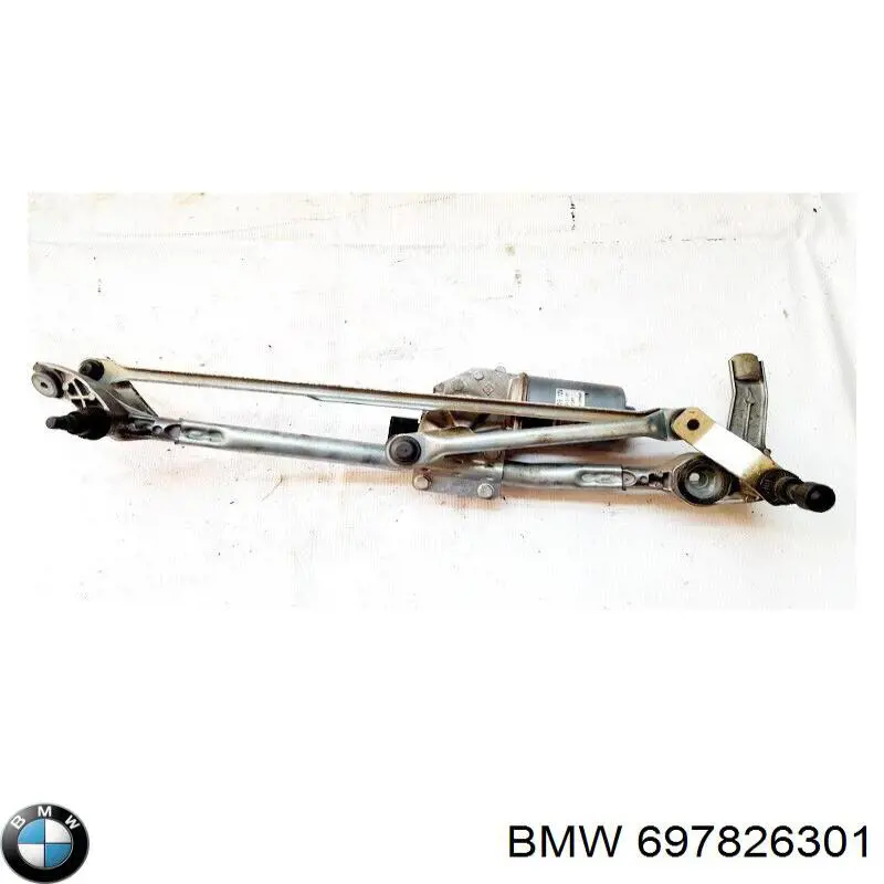 697826301 BMW двигун склоочисника лобового скла (трапеції)