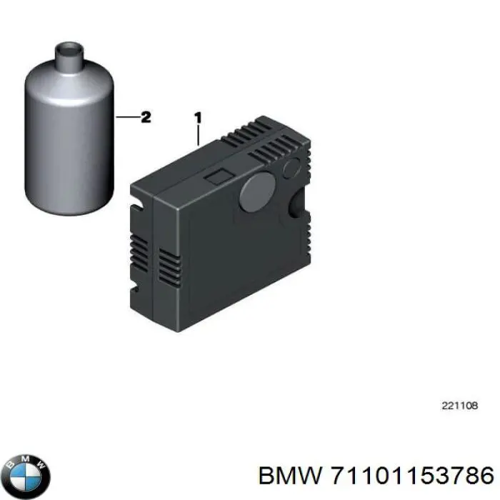  BMW 71101153786 ціна, від 95.28 USD