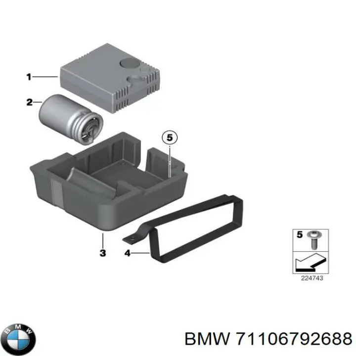 71106792688 BMW Насос для шин