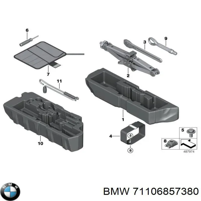 Купити 71106857380 BMW 