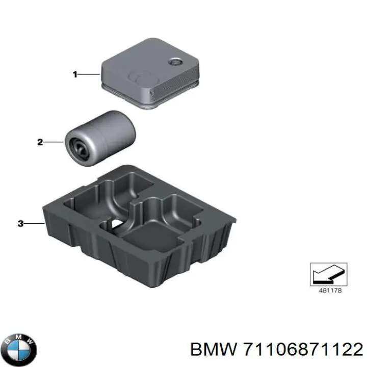 Купити 71106871122 BMW Герметик для шин