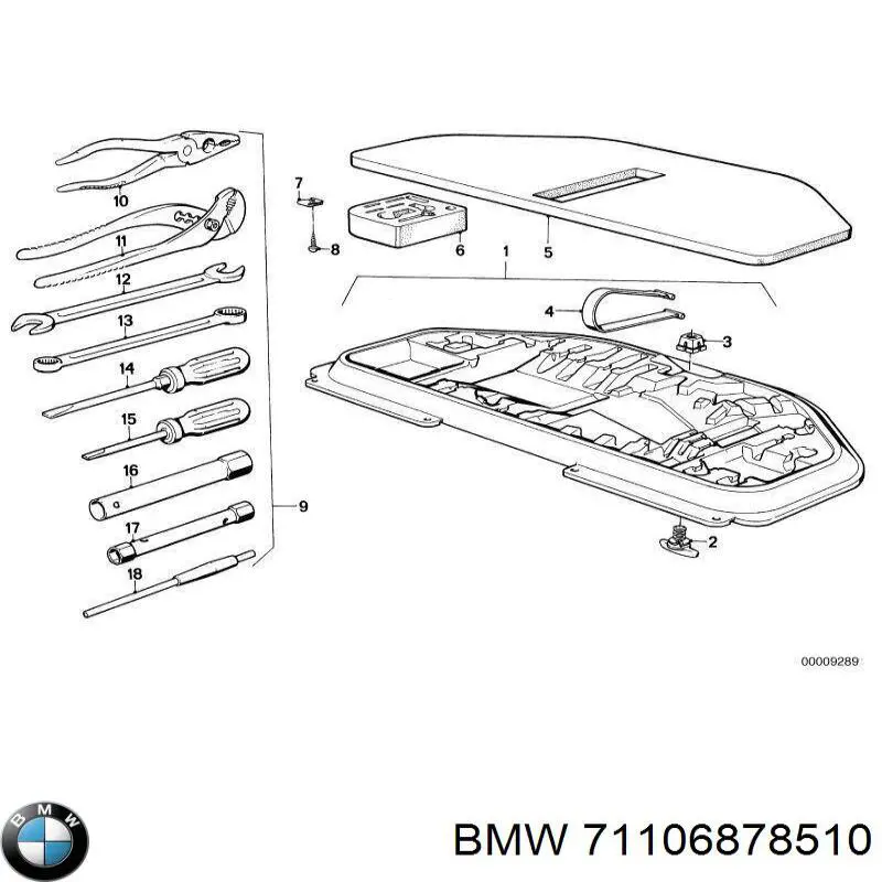 Купити 71106878510 BMW 