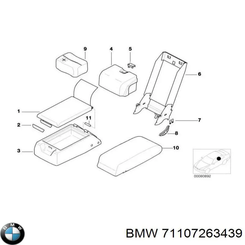 Аптечка автомобільна BMW 71107263439 ціна, від 22.80 USD
