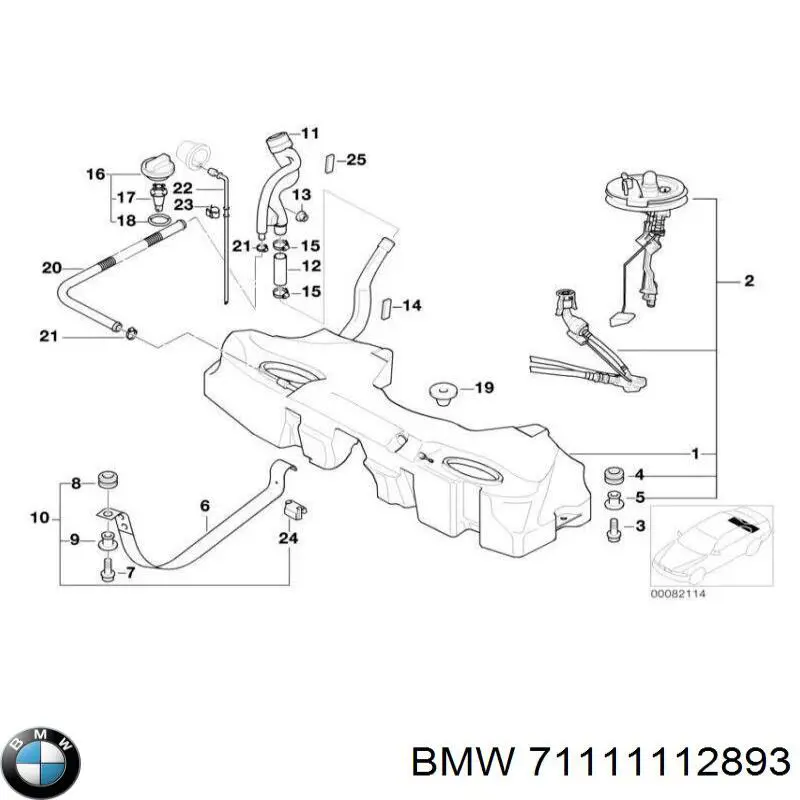  BMW 71111112893 ціна, від 12.67 USD