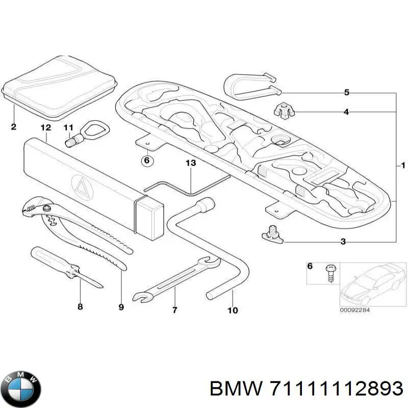 Купити 71111112893 BMW 