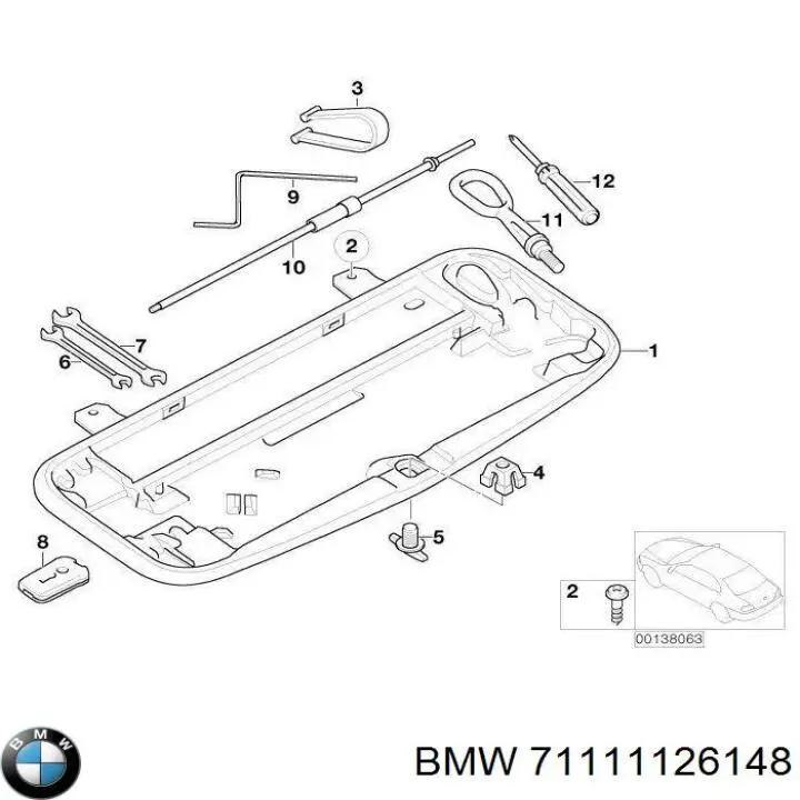  BMW 71111126148 ціна, від 12.67 USD
