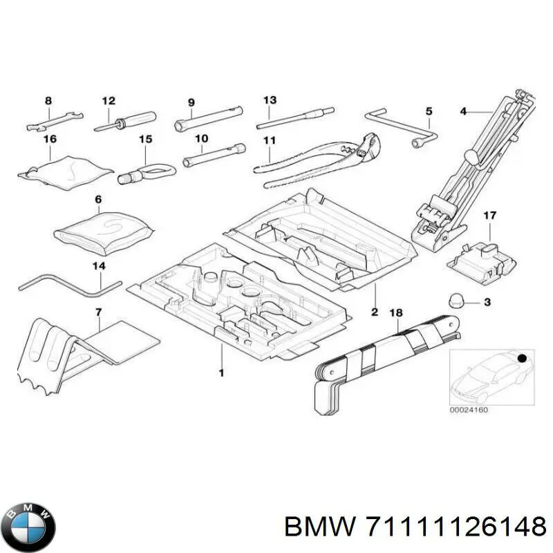 Купити 71111126148 BMW 