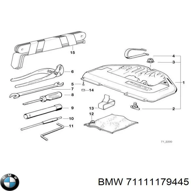  71111179445 BMW