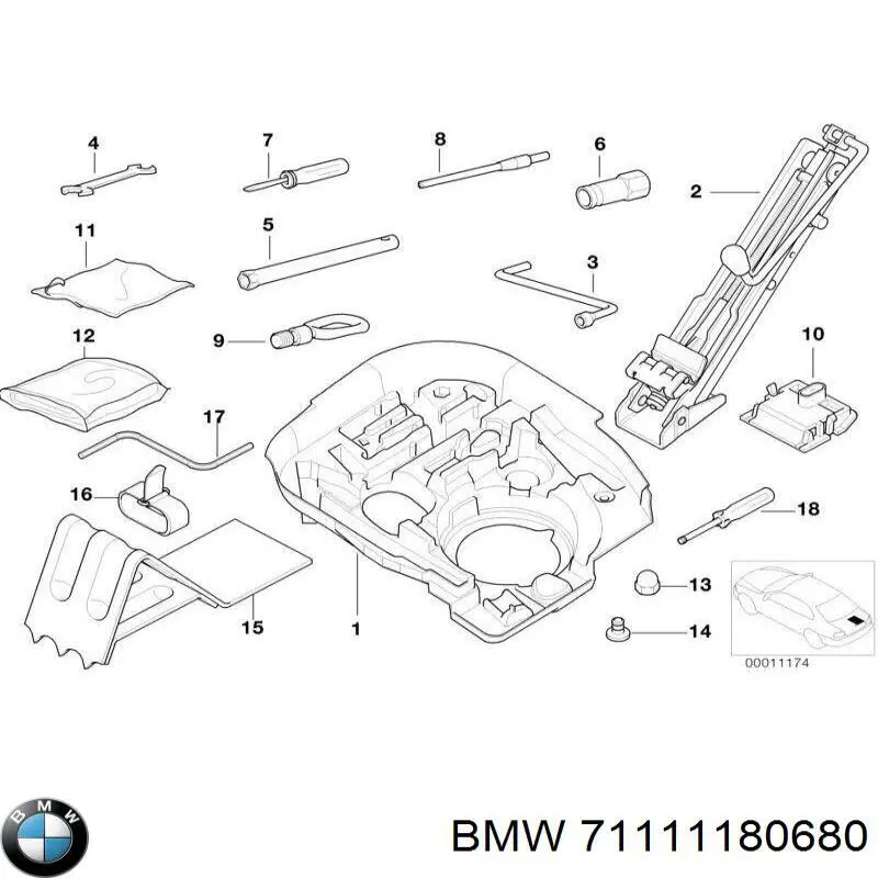  BMW 71111180680 ціна, від 38.67 USD