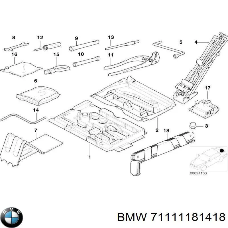71111181418 BMW 