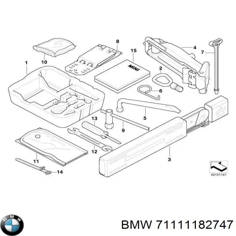 Купити 71111182747 BMW 