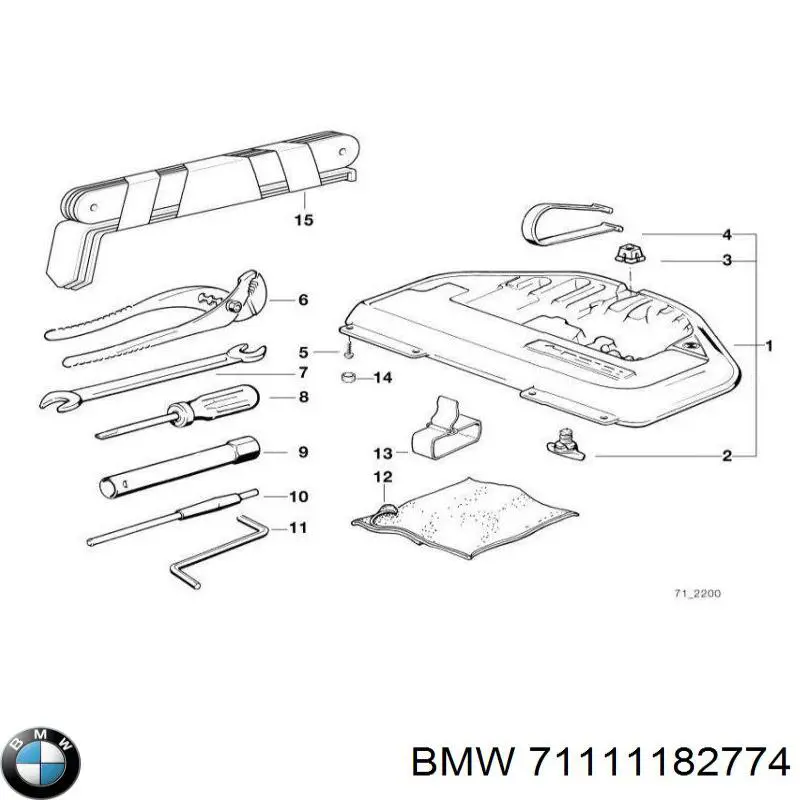71111182774 BMW 