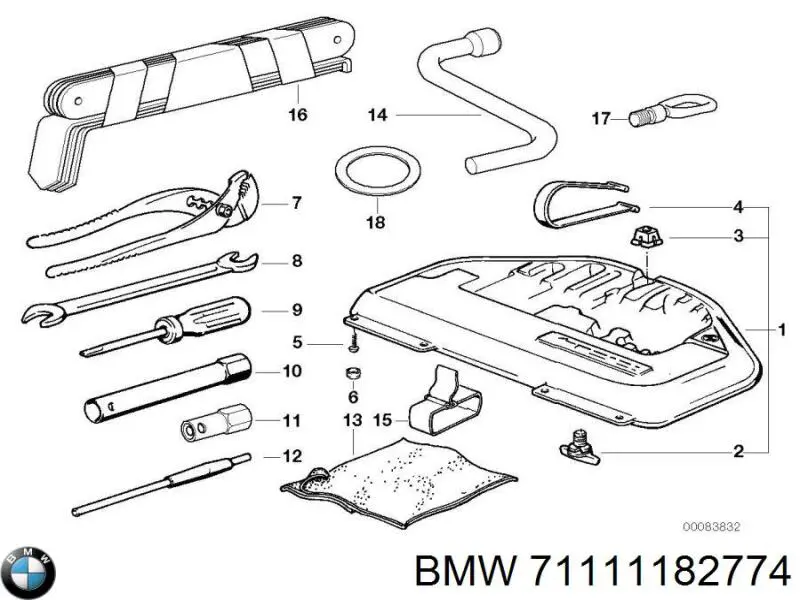 Купити 71111182774 BMW 