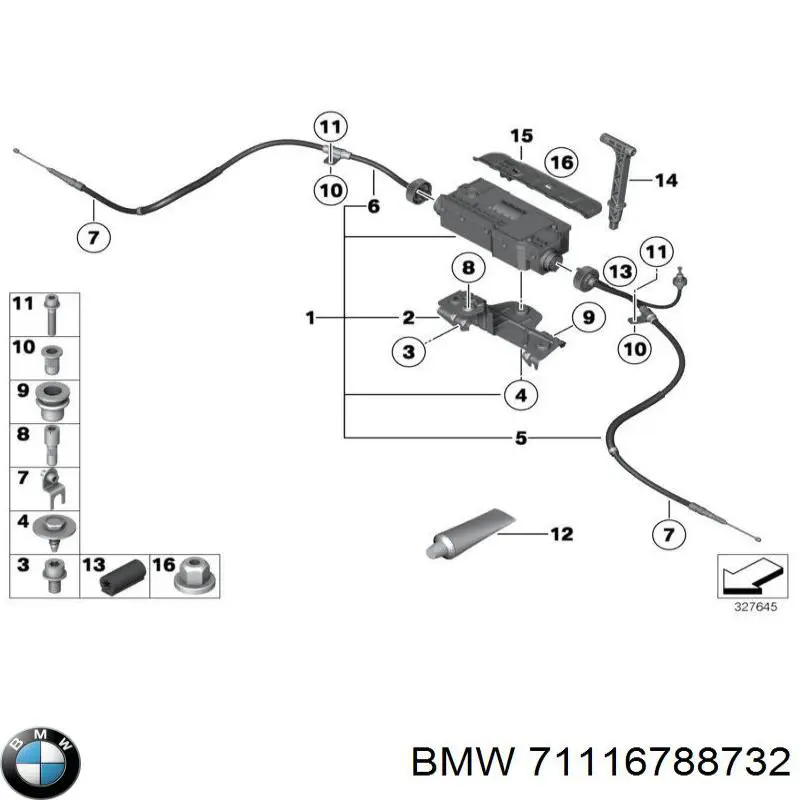  BMW 71116788732 ціна, від 10.13 USD