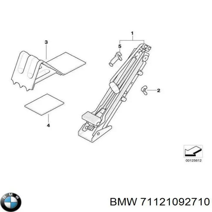  BMW 71121096040