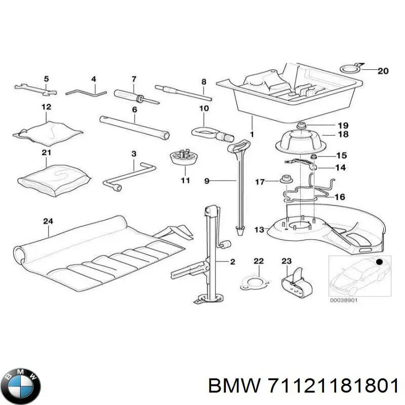  BMW 71121181801 ціна, від 128.02 USD