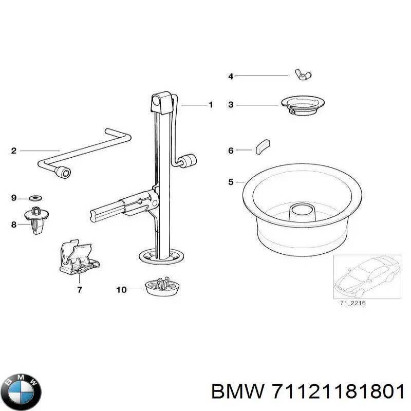 71121181801 BMW 