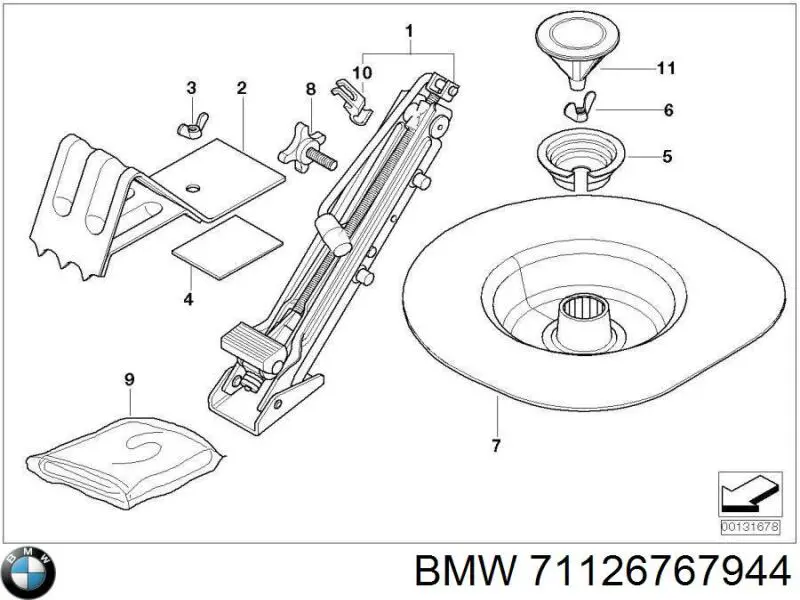 Купити 71126767944 BMW 