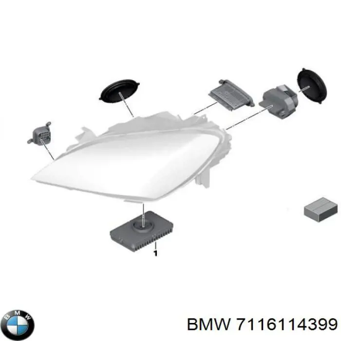  BMW 7116114399 ціна, від 136.41 USD