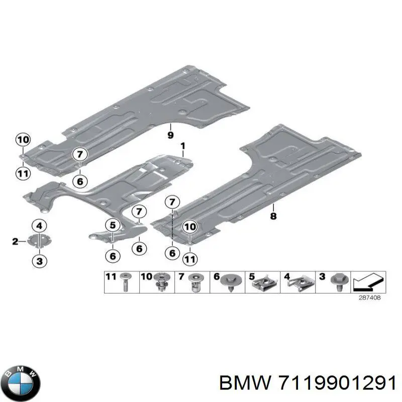  BMW 7119901291 ціна, від 1.25 USD