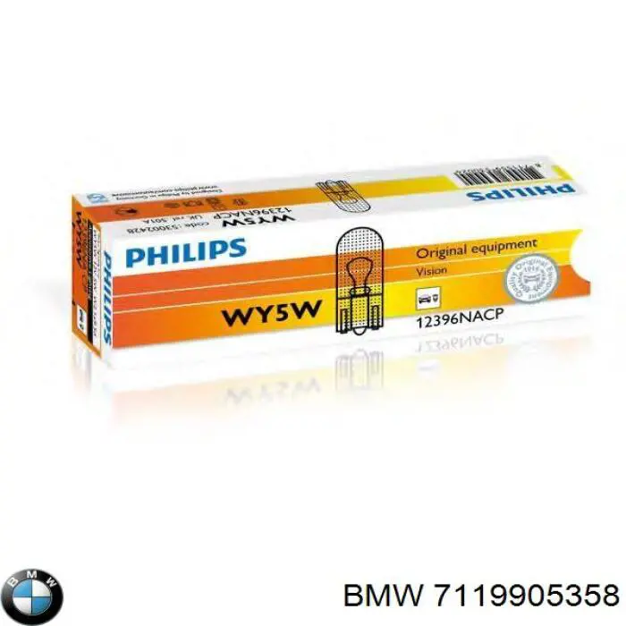 Лампочка покажчика повороту BMW 7119905358 ціна, від 0.57 USD