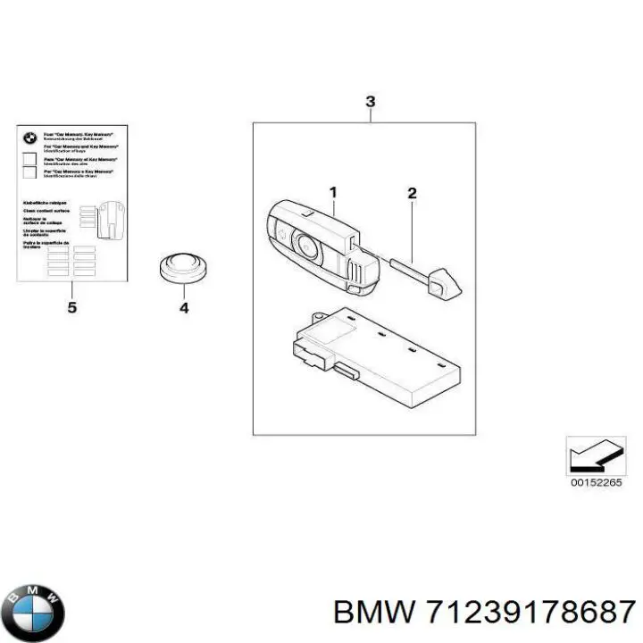  BMW 71239178687 ціна, від 20.75 USD