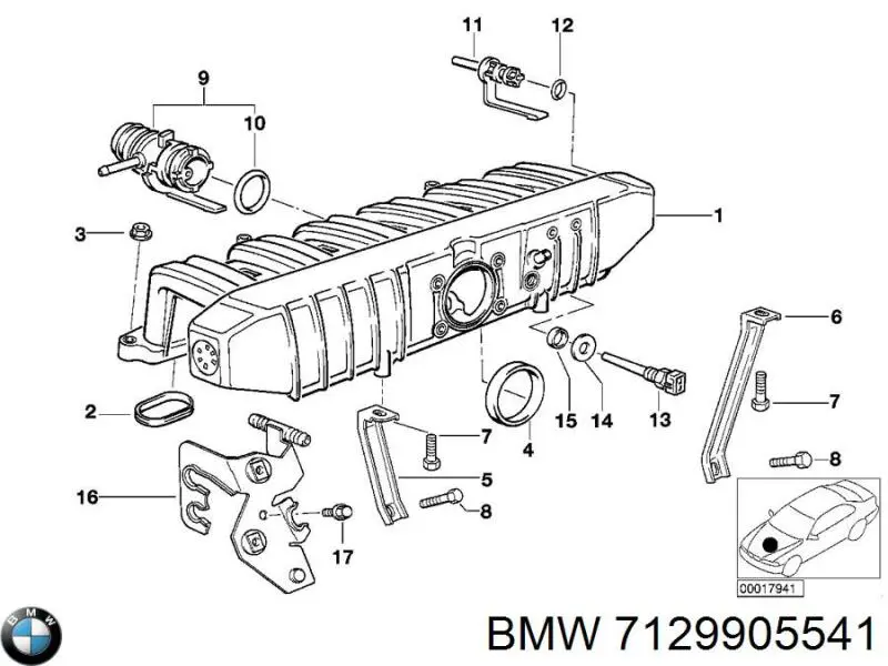 Купити 7129905541 BMW 