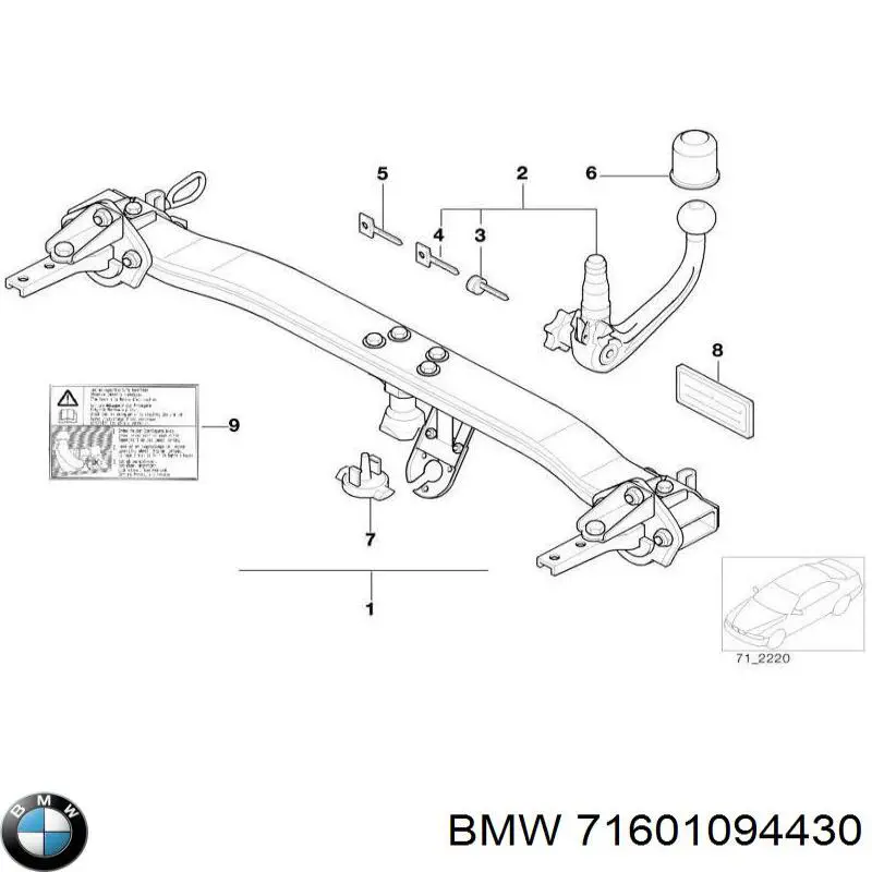 71601094430 BMW 