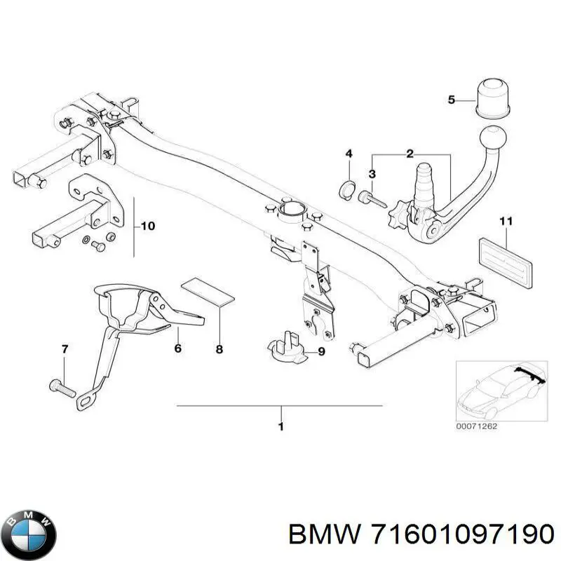  BMW 71606761678 ціна, від 952.55 USD