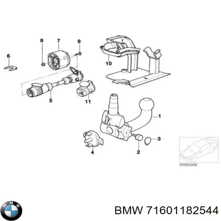 Купити 71601182544 BMW 