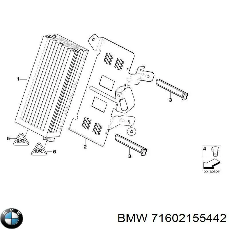  BMW 71602155442 ціна, від 183.70 USD