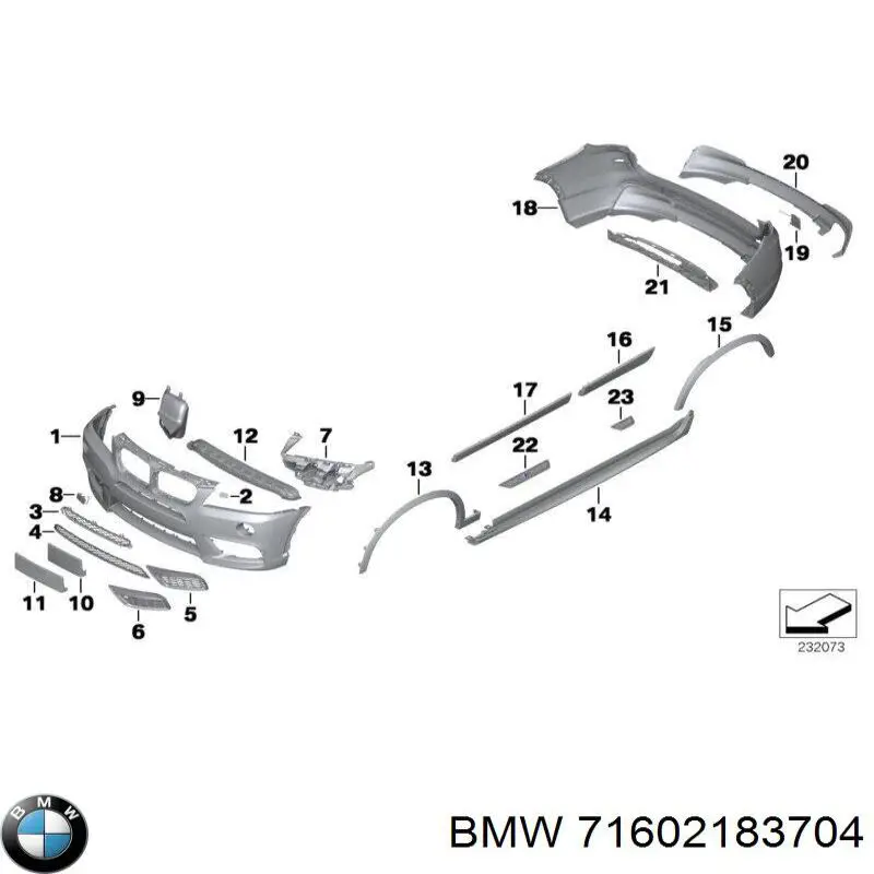 Купити 71602183704 BMW 