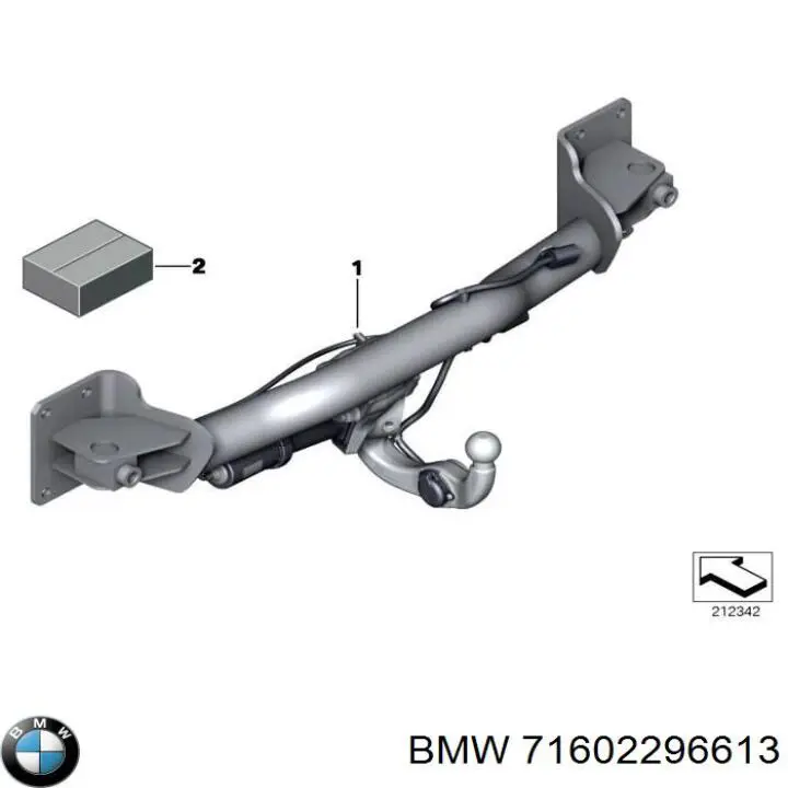  BMW 71602296613 ціна, від 442.03 USD