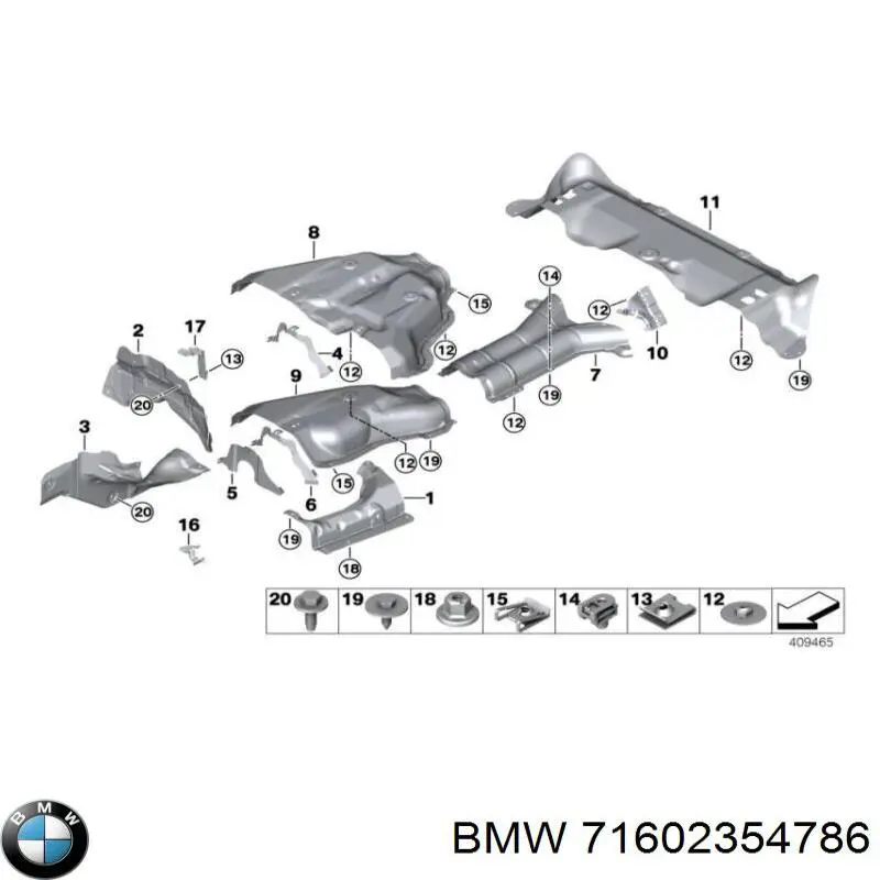  BMW 71602354786 ціна, від 385.59 USD