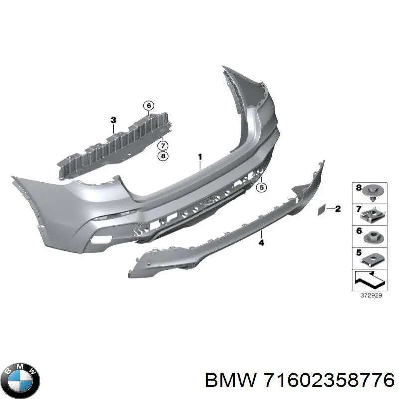  BMW 71602358776 ціна, від 326.95 USD