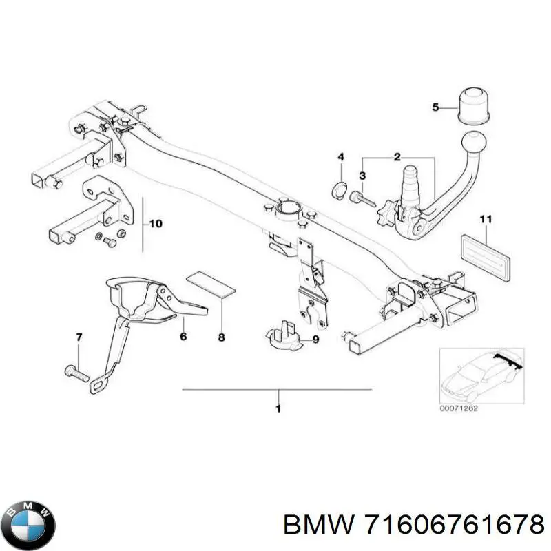 Купити 71606761678 BMW 