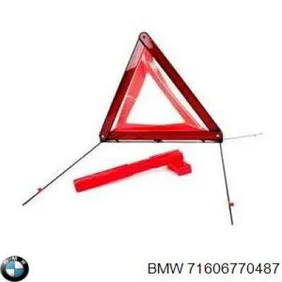 Знак аварійної зупинки BMW 71606770487 ціна, від 13.89 USD
